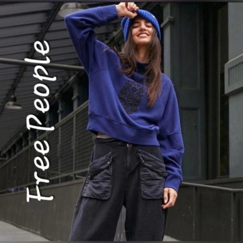 Free People Good Times Logo Sweatshirt